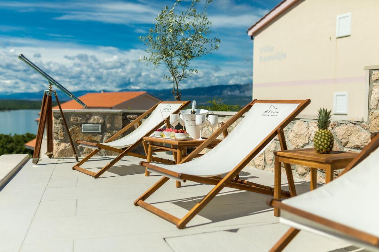 Luxury Villa Allen With Pool Klimno Bagian luar foto