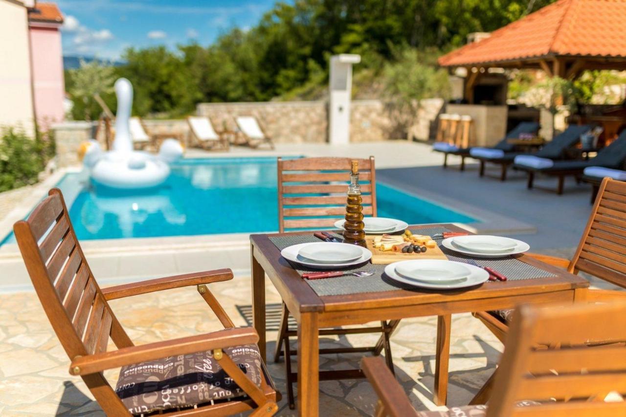 Luxury Villa Allen With Pool Klimno Ruang foto