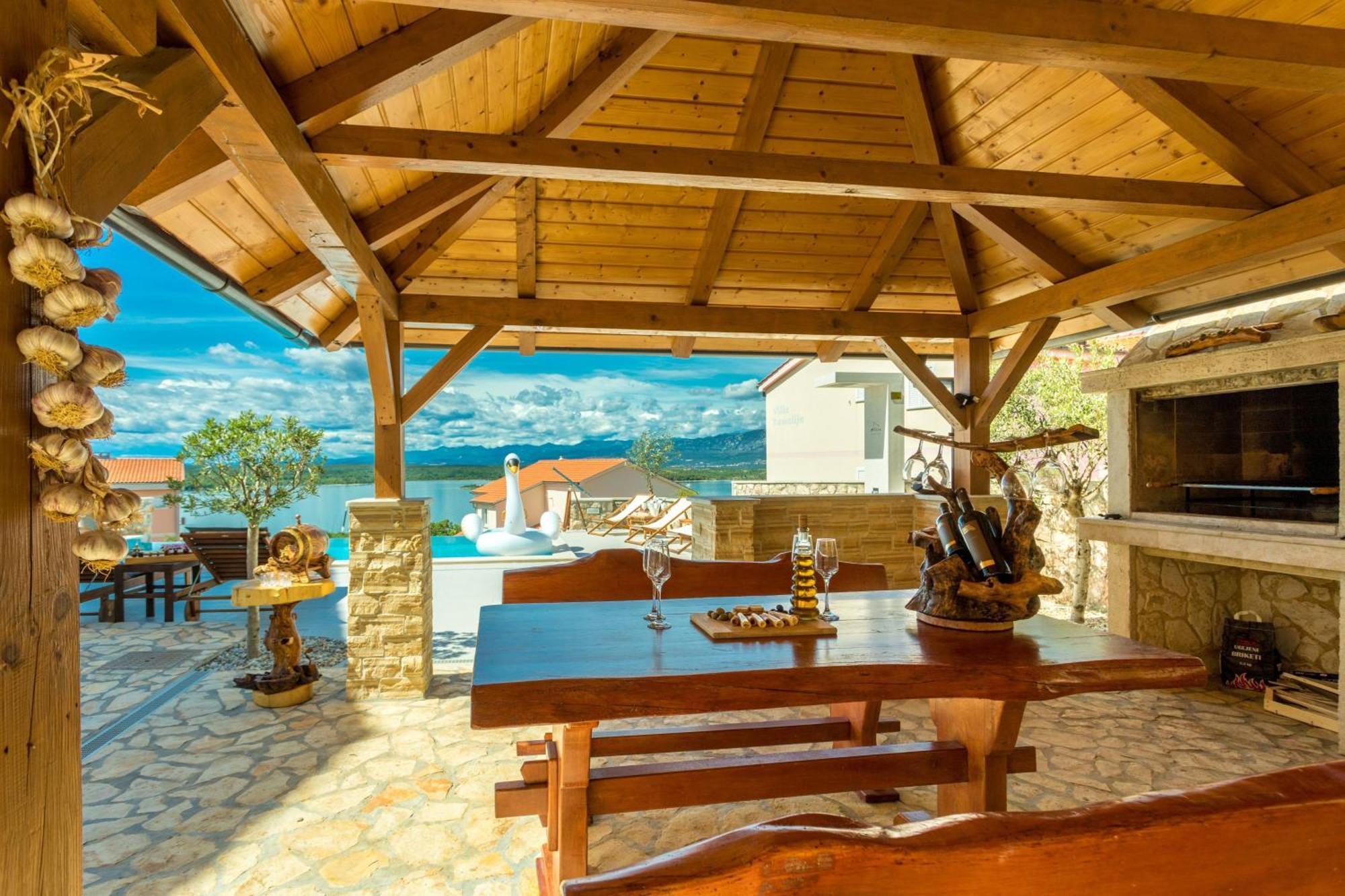 Luxury Villa Allen With Pool Klimno Ruang foto